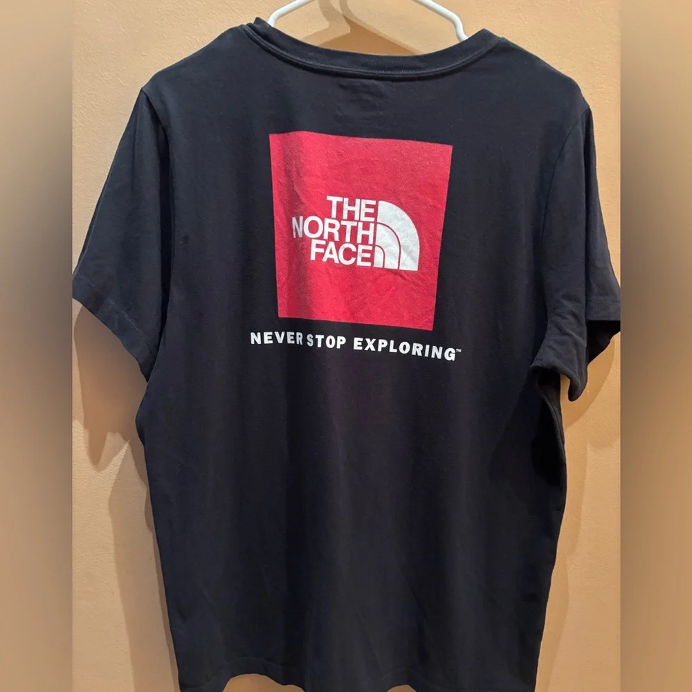 The North Face Shirt Mens Large Black Never Stop Exploring Graphic Tee Large